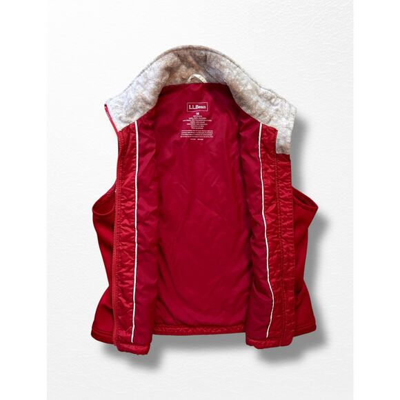 LL Bean Women’s Quilted Sherpa Lined Vest, Size M - Picture 5 of 13